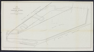 Plan showing the harbor line in Charles River