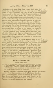 1804 Chap. 0137 An Act To Incorporate Benjamin Hall Esqr. & Others By 