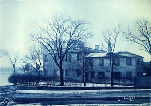 "Corcoran" house from Neponset Street, looking toward Cutter's coal yard on South Street