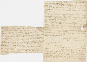 Edward Hitchcock letter to Benjamin Silliman, 1822? November 16