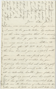 Orra White Hitchcock letter to Edward Hitchcock, Jr., 1860 December 6
