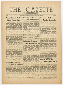 The gazette of Amherst College, 1944 January 14