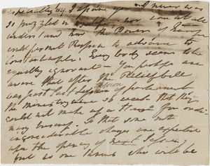 William Wordsworth letter fragment to one of his sons, [1829]