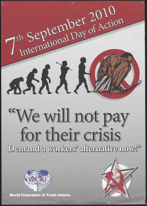We will not pay for their crisis : Demand a workers' alternative now!