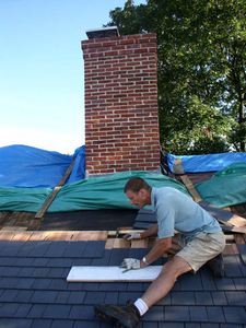 Reshingling farmhouse roof