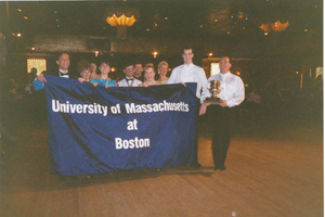 UMass Boston Ballroom Team competition photo 1, 1998-1991