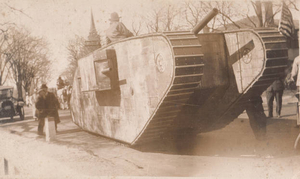 World War I tank, Falmouth