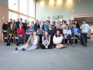 Volunteers and staff at the Eastham Mass. Memories Road Show