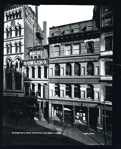 Buildings on east side of Washington Street, numbers 250 to 258