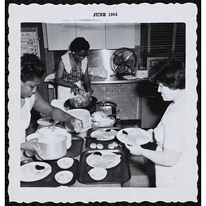 "Mother Serving F&S Dinner - June 25, 1964"