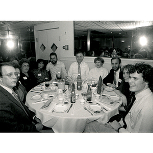 Guests at a Chinese Progressive Association party