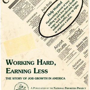 Working Hard, Earning Less: The Story of Job Growth in America