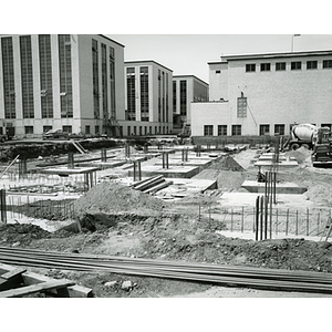 Addition to Carl S. Ell Student Center construction site