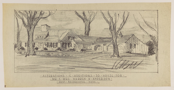 Warren Anderson house, West Bridgewater, Mass.