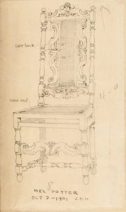 William and Mary-style Side Chair
