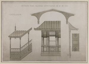 Boston Elevated Railroad station design competition drawings collection (AR024)