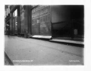 Sidewalk, 400 Washington St., east side, Boston, Mass., November 13, 1904