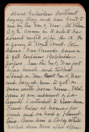 Thomas Lincoln Casey Notebook, May 1893-August 1893, 25, about [illegible] contract