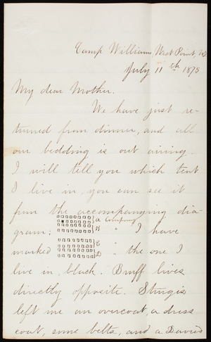 Thomas Lincoln Casey, Jr. To Emma Weir Casey, July 11, 1875 - Digital ...