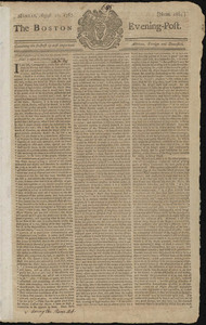 The Boston Evening-Post, 10 August 1767