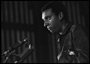 Stokely Carmichael speaking at the Youth, Non-Violence, and Social Change conference, Howard University