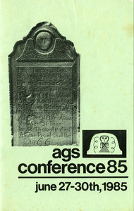 The ninth annual meeting and conference, the Association for Gravestone Studies, co-sponsored by the Museum of American Folk Art