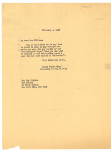 Letter from Ellen Irene Diggs to NAACP