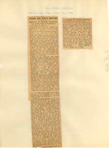 Pan African Congress Indianapolis News Dec 23, 1918