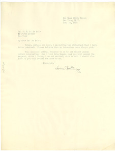 Letter from Arna Bontemps to W. E. B. Du Bois