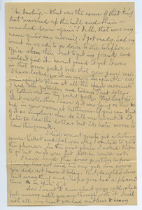 Letter from Louisa Gass to Sadie Kessel