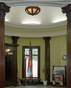 Arms Library: interior of entryway