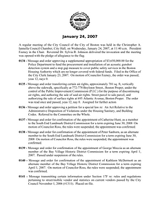 City Council meeting minutes