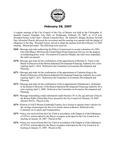 City Council meeting minutes