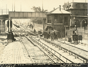 Dorchester Rapid Transit section 4. General view at Beale Street Tower - Ashmont Station