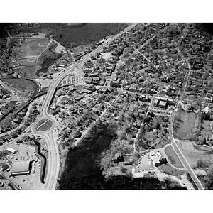 Dedham Square area for traffic survey, Mr. Loring Reed, Dedham, MA