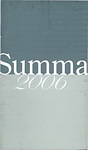 2006 Suffolk University SUMMA Ceremony program