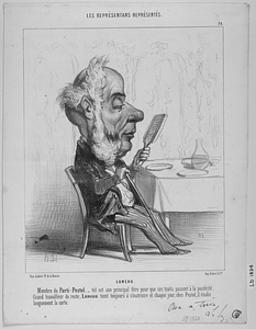 LUNEAU. Membre du Parti-Pestel. - tel est son principal titre pour que ses traits passent à la postérité. Grand travailleur du reste, Luneau tient toujours à s'instruire et chaque jour, chez Pestel, il étudie longuement la carte.