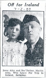 Trip to Ireland--summer of 1937