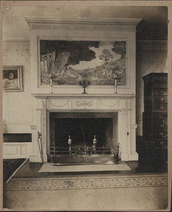 Interior view of the Sewell House, York, Maine, undated