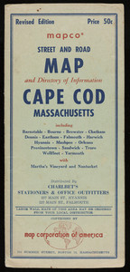 Street and road map of Cape Cod