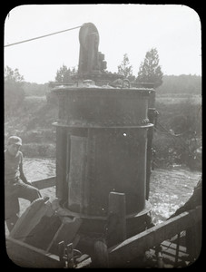 Laborer with equipment