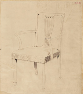 Neoclassical-style Arm Chair