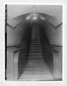 Escalator, Park Street Station, Boston, Mass.