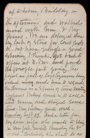 Thomas Lincoln Casey Notebook, September 1889-November 1889, 21, up to Library Building