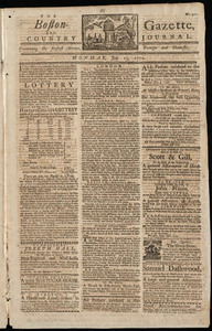 The Boston-Gazette, and Country Journal, 13 July 1772