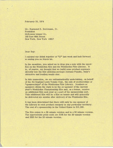 Letter from Mark H. McCormack to Raymond R. Herrmann Jr.