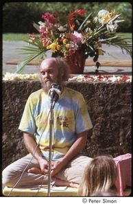 Ram Dass during a lecture