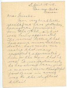 Letter from Clinton T. Brann to unknown recipients