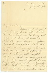 Letter from Letitia Crane to Frank F. Newth