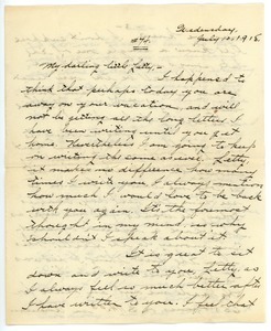 Letter from Frank F. Newth to Letitia Crane